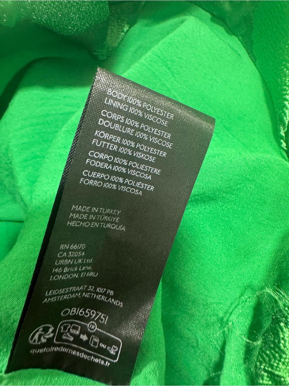Anthropologie Jacquard Bubble Dress Green - Picture 4 of 7